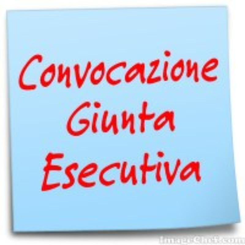 Convocazione su Meet della Giunta Esecutiva per il 30/06/2020