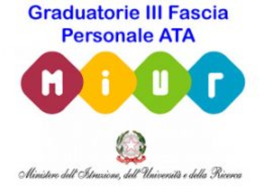 Pubblicazione graduatorie definitive di Circolo e d’Istituto di terza fascia del personale ATA